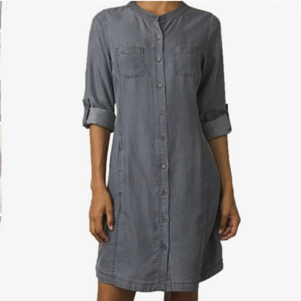 Prana Denim Shirt Dress